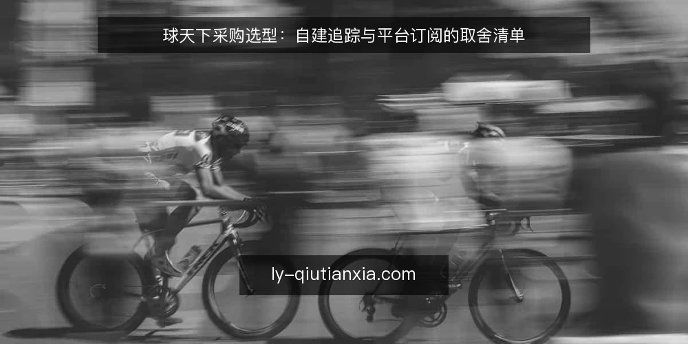 球天下采购选型:自建追踪与平台订阅的取舍清单 — 采购前先定义需求边界 配图