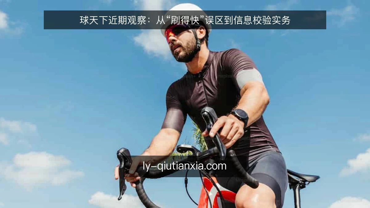球天下近期观察：从“刷得快”误区到信息校验实务